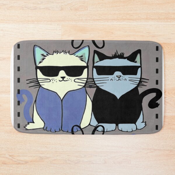Item preview, TWO LOVELY CATS designed and sold by inarausch2023.