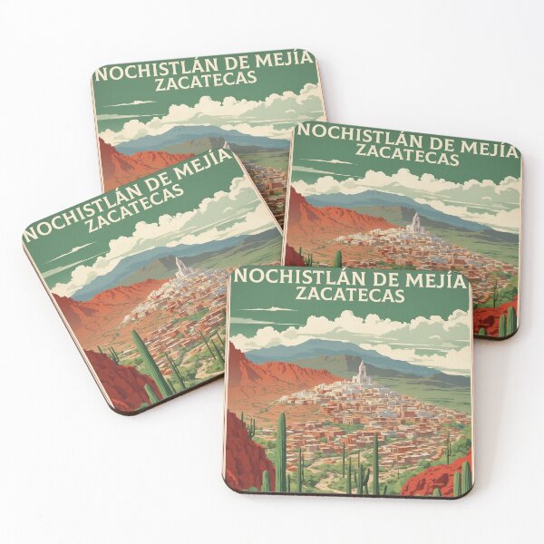 Item preview, Nochistlan de Mejia Zacatecas Mexico Magic Town Vintage Travel Tourism Poster  designed and sold by TravelersGems.