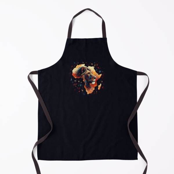 Item preview, Africa silhouette lion savannah abstract style designed and sold by TomFrontierArt.