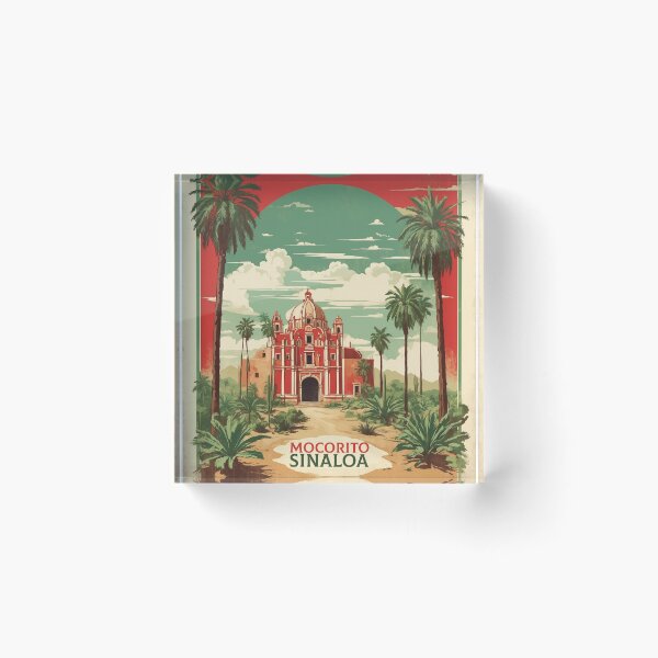 Item preview, Mocorito Sinaloa Mexico Magic Town Vintage Travel Tourism Poster  designed and sold by TravelersGems.