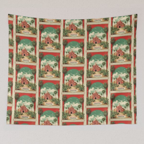 Item preview, Mocorito Sinaloa Mexico Magic Town Vintage Travel Tourism Poster  designed and sold by TravelersGems.