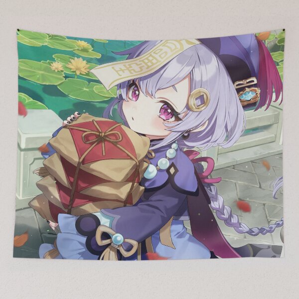 Item preview, Genshin Impact - Qiqi Official Birthday Artwork 2024 designed and sold by Krimsy.