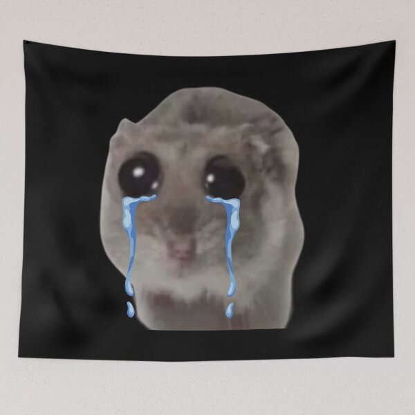 Item preview, Sad Hamster with Big Eyes designed and sold by CyberArtistOne.