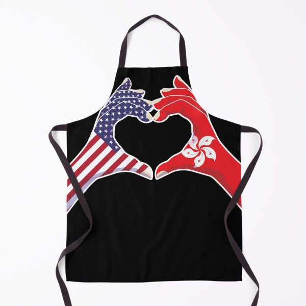 Item preview, Hong Kong Hongkong USA United States American America Love Heart Peace designed and sold by FlagX.