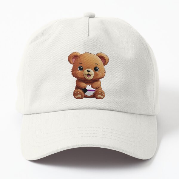 Artikel-Vorschau von Niedlicher Demi-Pride-Flaggenbär, dezentes Kawaii-Demisexuell-Bären-Design, designt und verkauft von Travelslightly.