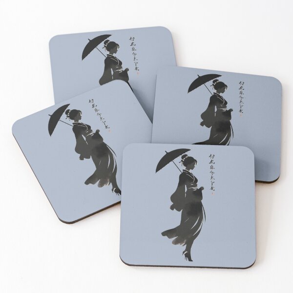 Item preview, korean woman silhouette - asian culture designed and sold by BladiWear.