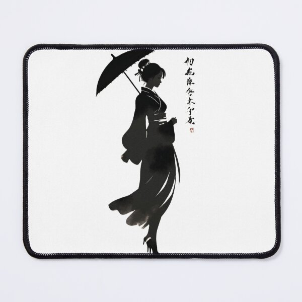 Item preview, korean woman silhouette - asian culture designed and sold by BladiWear.