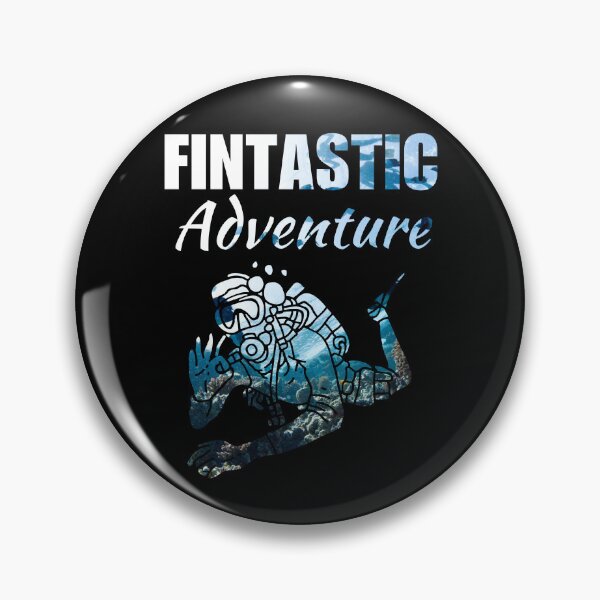 Item preview, Fintastic adventure, funny scuba diving sport quote or saying for lover or enthusiast designed and sold by NBSStore.
