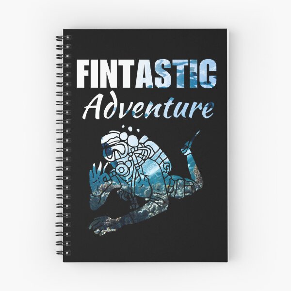 Item preview, Fintastic adventure, funny scuba diving sport quote or saying for lover or enthusiast designed and sold by NBSStore.