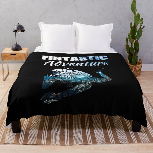 Item preview, Fintastic adventure, funny scuba diving sport quote or saying for lover or enthusiast designed and sold by NBSStore.