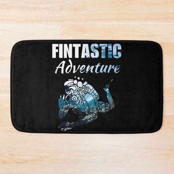Item preview, Fintastic adventure, funny scuba diving sport quote or saying for lover or enthusiast designed and sold by NBSStore.