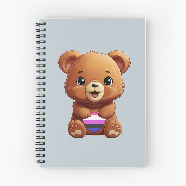 Item preview, Cute Genderfluid Pride Flag Bear, Subtle Kawaii Genderfluid Bear Design designed and sold by Travelslightly.