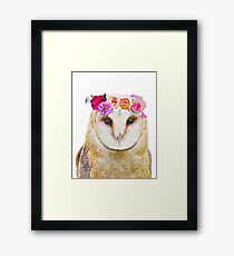 Olivia the Owl Framed Print