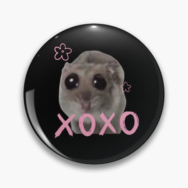 Item preview, Sad Hamster with Big Eyes XoXo Cute Sad hamster designed and sold by CyberArtistOne.