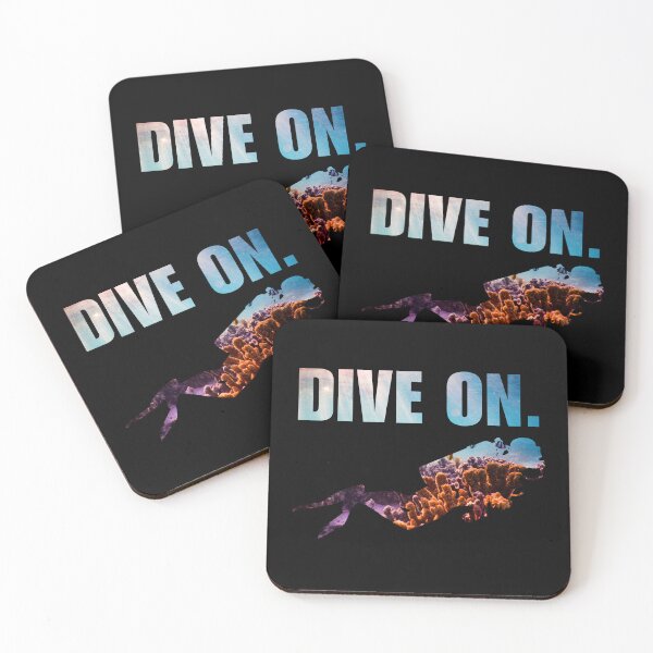 Item preview, Dive on, funny scuba diving sport quote or saying for lover or enthusiast designed and sold by NBSStore.
