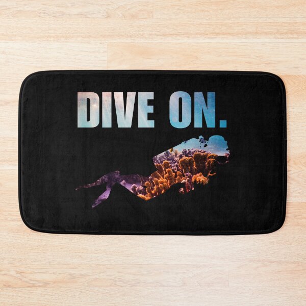 Item preview, Dive on, funny scuba diving sport quote or saying for lover or enthusiast designed and sold by NBSStore.
