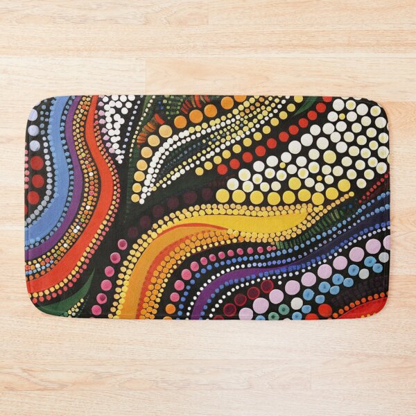 Item preview, Aboriginal Inspired Dot Art - Various Waves designed and sold by GrinGalore.