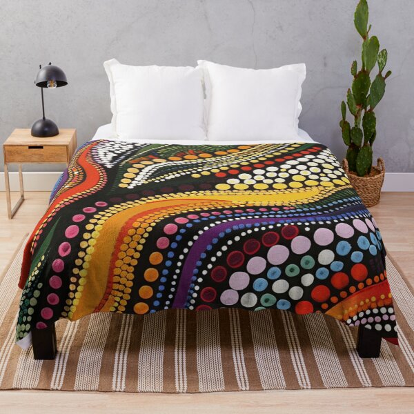 Item preview, Aboriginal Inspired Dot Art - Various Waves designed and sold by GrinGalore.