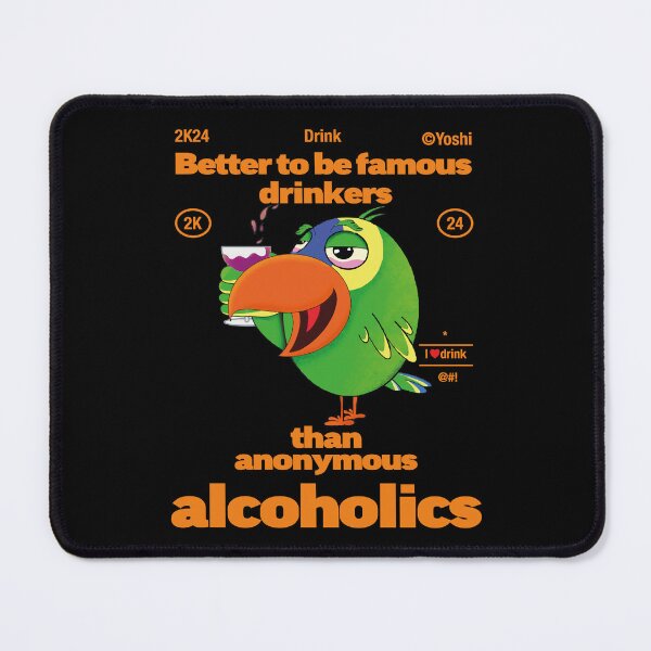 Item preview, Amazon Parrot Drink Alcohol designed and sold by YoshiArtDesign.