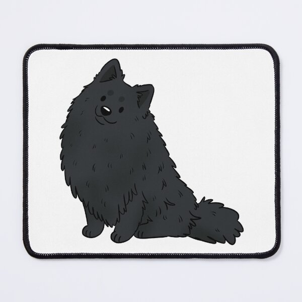 Item preview, Cute black German spitz dog  designed and sold by Yaragold.