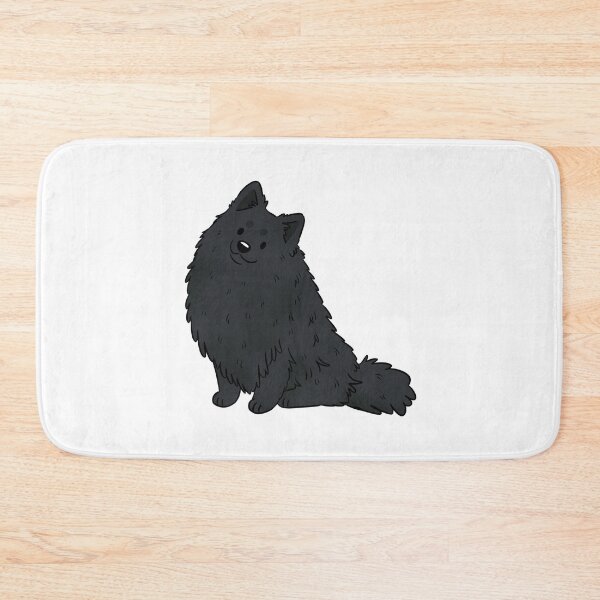 Item preview, Cute black German spitz dog  designed and sold by Yaragold.