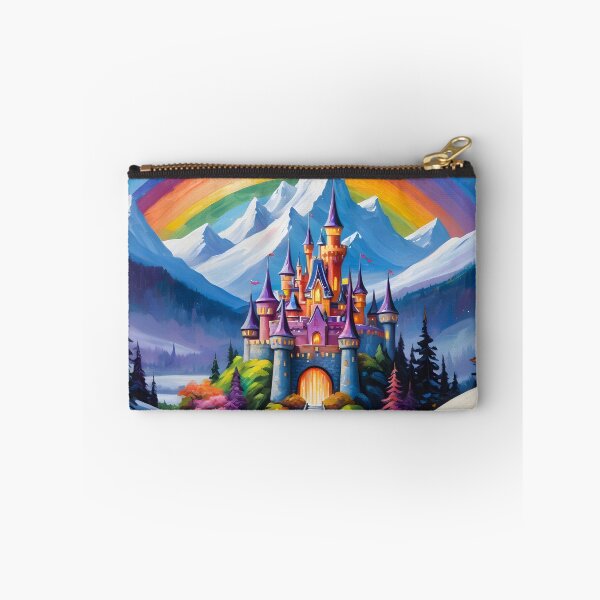 Item preview, Enchanted rainbow castle designed and sold by perlphoto.