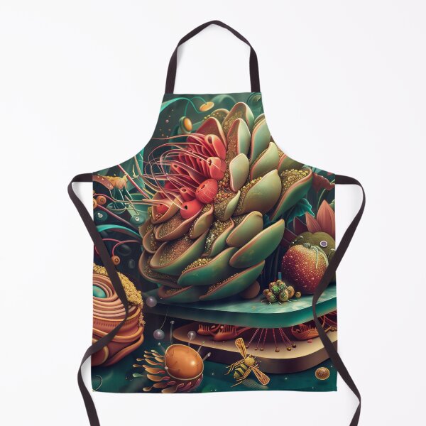 Item preview, 3d illustration, futuristic composition of imaginary flowers and robot insects. Wall decoration to print. designed and sold by David-CoBo.