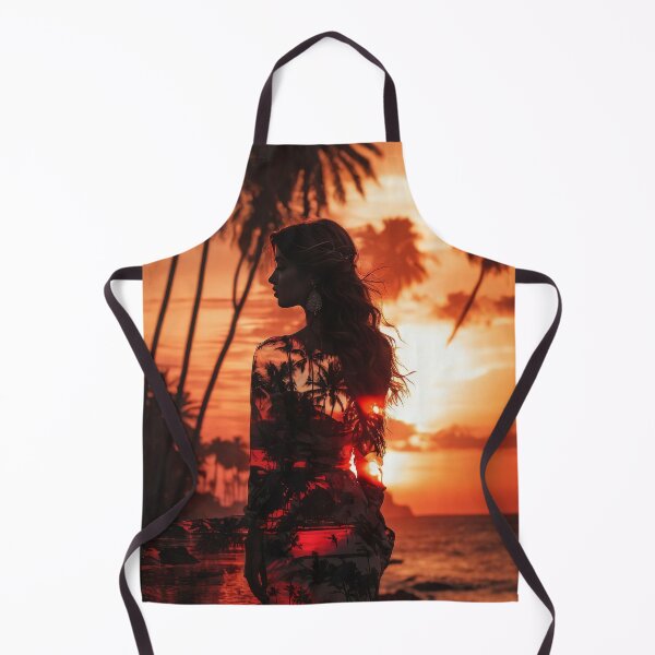 Item preview, Double Exposure Woman Dress in Sunset designed and sold by pauloss.