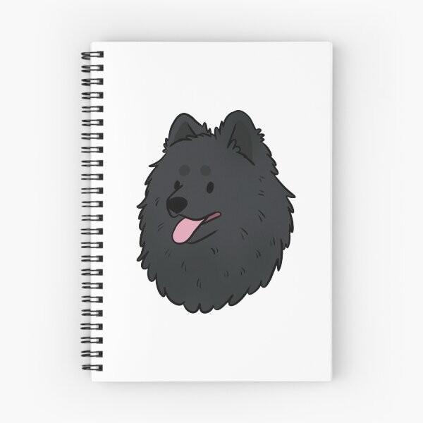 Item preview, Cute black German spitz dog face  designed and sold by Yaragold.