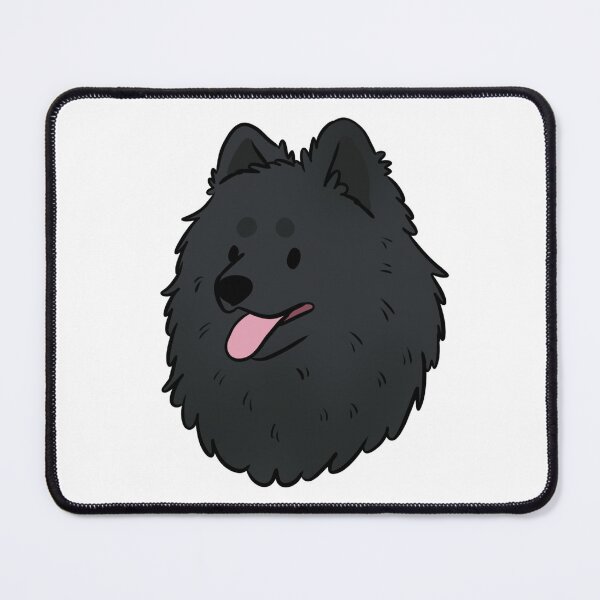 Item preview, Cute black German spitz dog face  designed and sold by Yaragold.