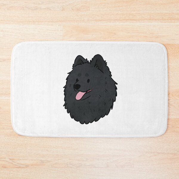 Item preview, Cute black German spitz dog face  designed and sold by Yaragold.