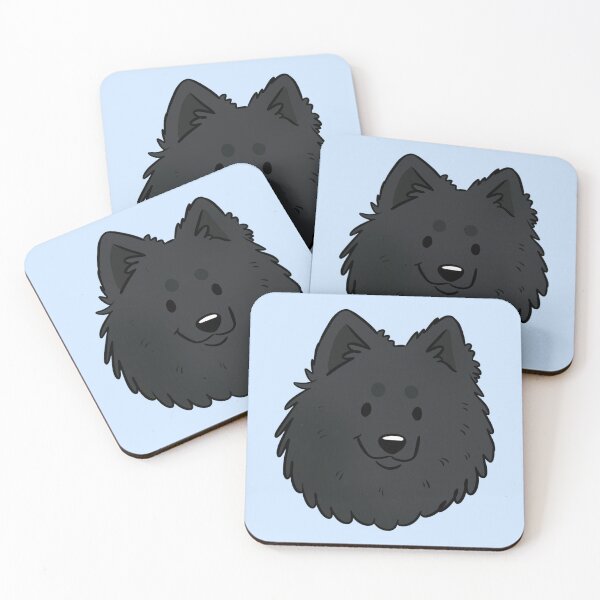 Item preview, Black German spitz dog face  designed and sold by Yaragold.