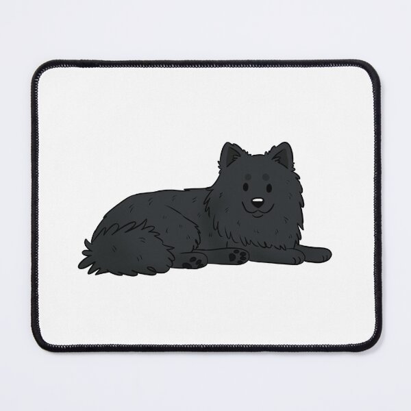 Item preview, Cute black German spitz dog  designed and sold by Yaragold.