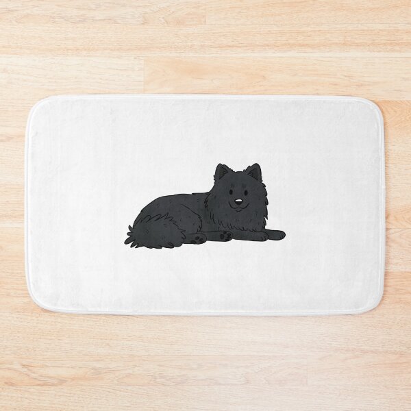 Item preview, Cute black German spitz dog  designed and sold by Yaragold.