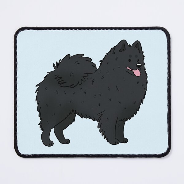 Item preview, Cute black German spitz dog  designed and sold by Yaragold.