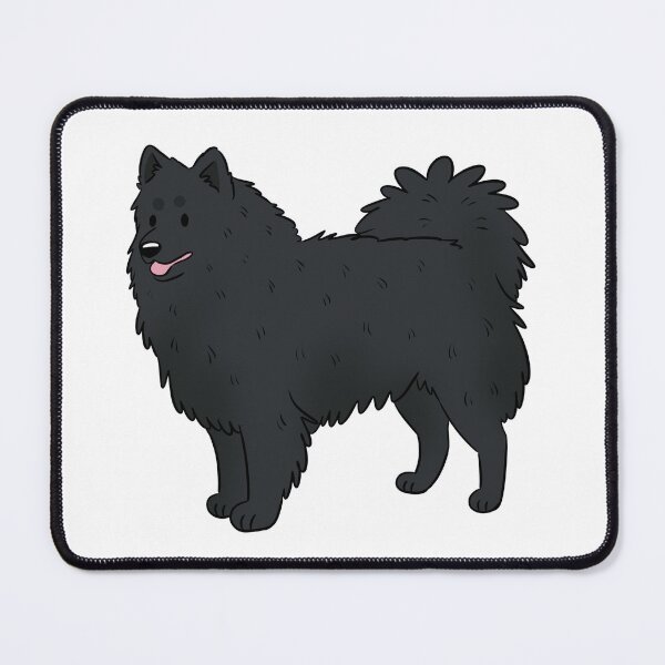 Item preview, Cute black German spitz dog  designed and sold by Yaragold.