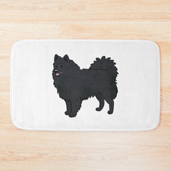 Item preview, Cute black German spitz dog  designed and sold by Yaragold.