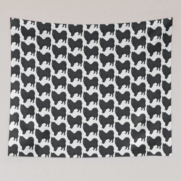 Item preview, Cute black German spitz dog  designed and sold by Yaragold.