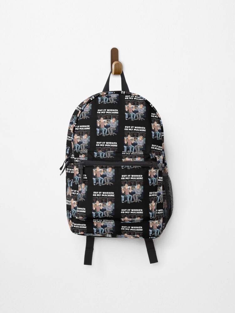 Thumbnail 1 of 3, Backpack, But it Worked on my Machine designed and sold by softwaretesting.