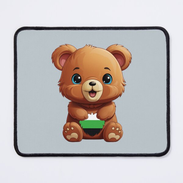 Item preview, Cute Neutrois Pride Flag Bear, Subtle Kawaii Neutrois Bear Design designed and sold by Travelslightly.