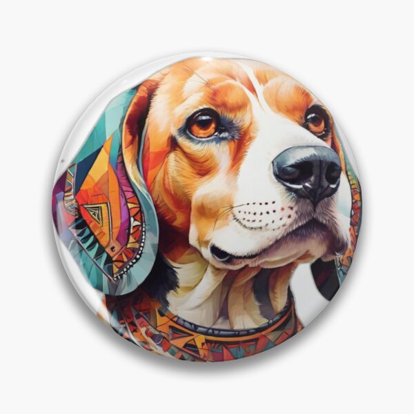 Item preview, Colorful Beagle Muzzle designed and sold by NeatThingLover.