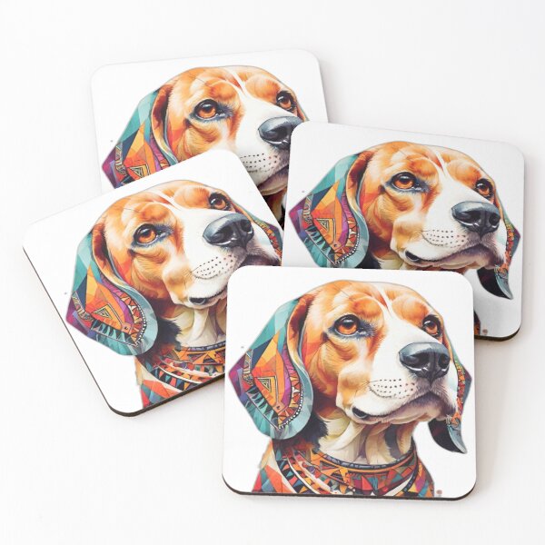 Item preview, Colorful Beagle Muzzle designed and sold by NeatThingLover.