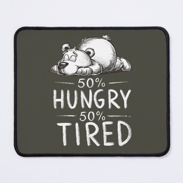 Item preview, Hungry & Tired Bear Illustration designed and sold by RuyaFab.