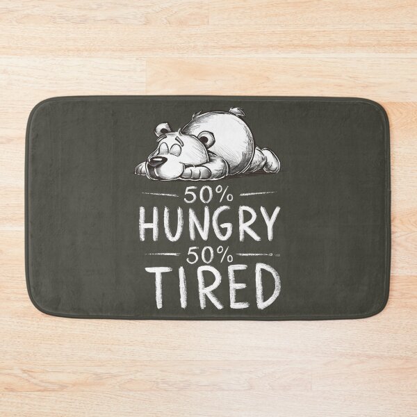 Item preview, Hungry & Tired Bear Illustration designed and sold by RuyaFab.