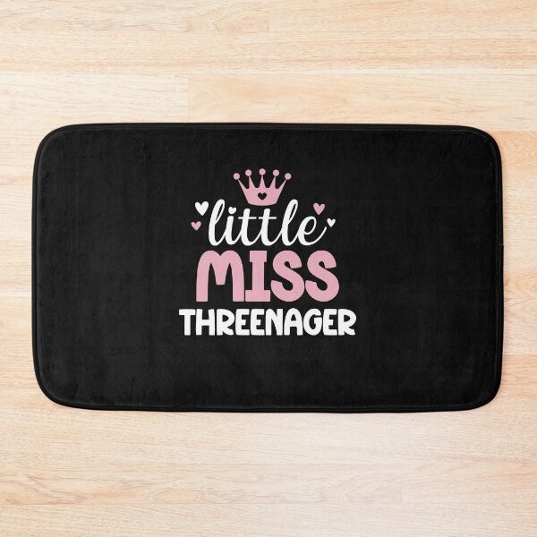 Item preview, Happy 3rd Birthday Girl Toddler Little Miss Threenager Girl designed and sold by clothesy7.