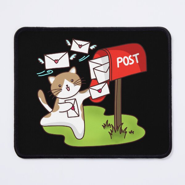 Item preview, Cat delivers letters at the post office box designed and sold by TiffyChaa.
