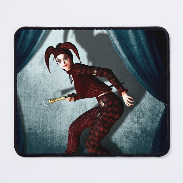Item preview, Mysterious jester in abandoned theatre designed and sold by Britta Glodde.
