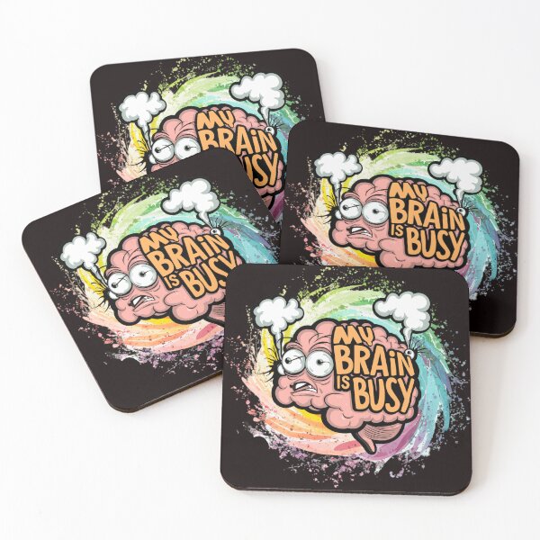 Item preview, Sorry, my brain is busy - colour pastel designed and sold by Endless Projects.