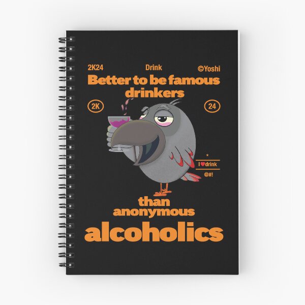 Item preview, African Grey Parrot Drink Alcohol designed and sold by YoshiArtDesign.