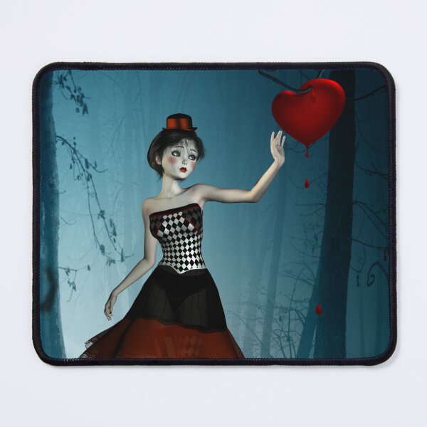 Item preview, Bleeding heart of a circus doll designed and sold by Britta Glodde.
